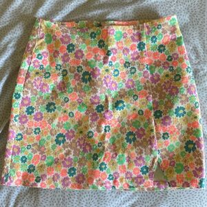 Flower Mini Skirt